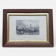 Antique Engraved Print Durham