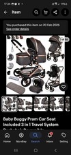Way pram only used a - 3,