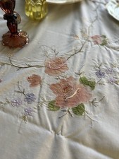 Vintage Tablecloth White