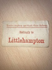L B S C R.     Luggage Label