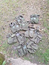 OLIVE GREEN PLCE DOUBLE AMMO POUCH - LEFT SIDE