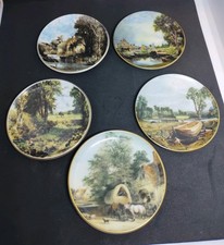 5 Miniature Coalport Plates