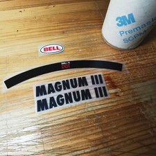 Bell Magnum III 3 white helmet