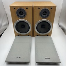Sony SS-CMD373 Base-Reflex Bookshelf Speakers - Tested & Working