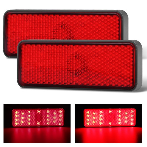 Motorcycle rectangle led - 2x,