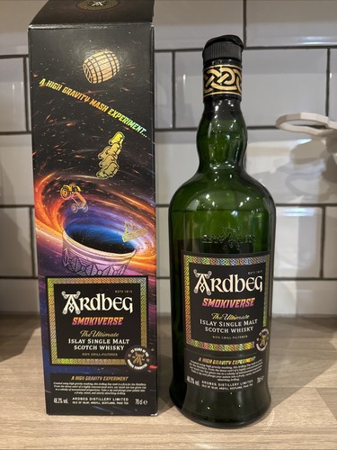 Empty ardbeg smokiverse whisky - ardbeg,