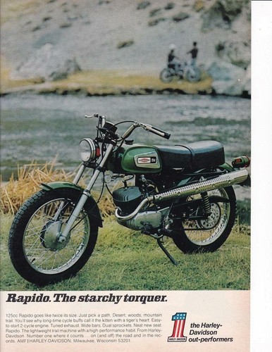 1971 harley davidson 125cc - 1971, harley-davidson