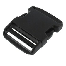 Duraflex 50mm / 2" Black Side Release Buckle Lock Monster - Male Adj/Fem Fix 