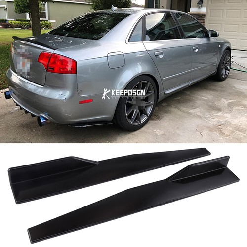 Gloss black side skirt panel - side,