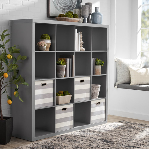 Large cube modern bookshelf - large,