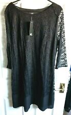 F&F Tesco black lace trim