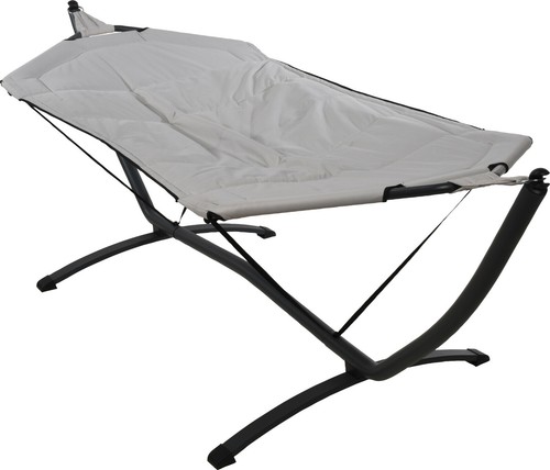 Grey hammock with - hammock, stand