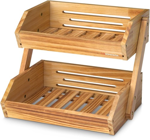 Calm cozy tier wooden fruit - calm, 2-tier