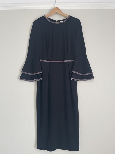 Boden black midi dress - boden,