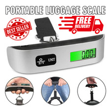 50Kg Digital Luggage Weighing Scales Suitcase Bag Portable LCD Travel Electronic