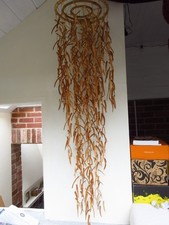 Wooden Hanging Ceiling Decoration Unique Bamboo Chandelier Wind Chime Mobile