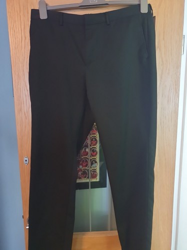 Mens black trs slim - trs, waist