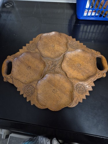 Vintage serving tea tray - vintage,