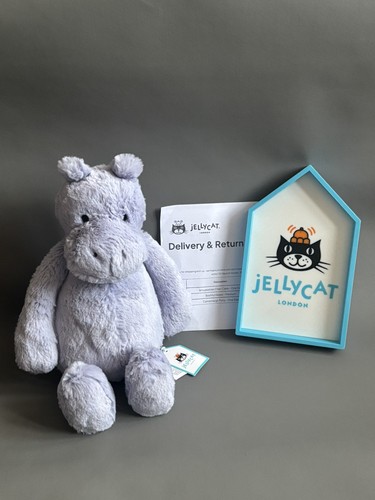 Bashful hippo purple jellycat - hippo,