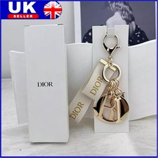 2025 Diors vip Gift Pink Holiday Ribbon Key Ring Key Chain Bag Charm🔥