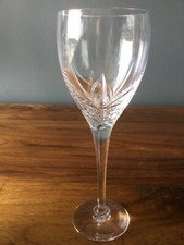 Vintage 1990s EDINBURGH CRYSTAL SKYE Wine Glass 18 Cm STAMPED ON BASE