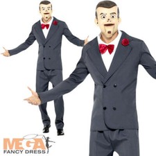 Goosebumps Slappy the Dummy Mens Fancy Dress Halloween Scary Doll Adults Costume