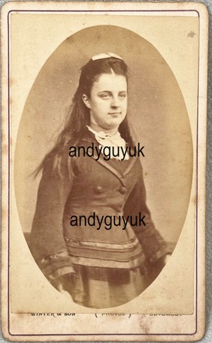 Cdv girl long - cdv,