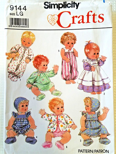 Simplicity 9144 baby - 9144, doll