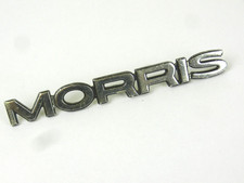 VINTAGE MORRIS GENUINE STEEL BADGE EMBLEM LOGO 160 x 20 mm
