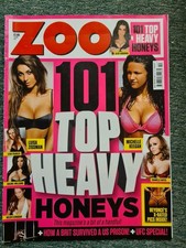 Zoo magazine 2014 101 Top Heavy Honeys Alice Goodwin Very Good Condition