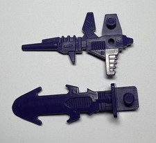 Hasbro G1 Transformers Blitzwing sword & Gun Parts accessories 1985 Vintage