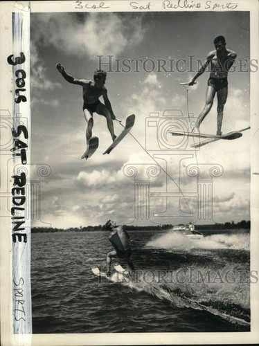 1953 press photo red - press, mcguire