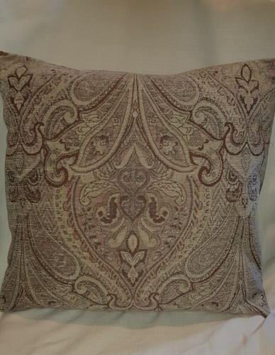 Alexa chenille damask - damask, cushion