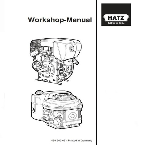 Service manual for hatz - for, 1b20