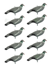 Flocked pigeon decoy shell - pigeon,