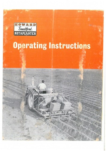 Howard smallford rotaplanter - howard,