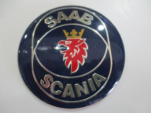 Saab car badge 58mm - 58mm,, new.
