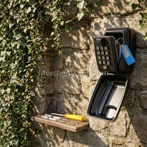 Wall mounted key - wall, box