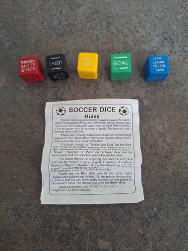 Football soccer vintage dice - football/soccer,