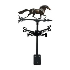 Horse metal weathervane - metal,