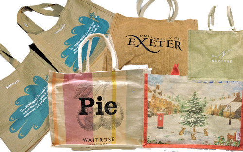 Branded eco jute hessian - branded, tote