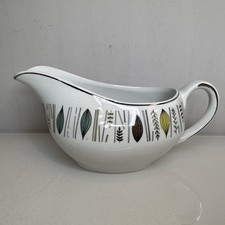 ALFRED MEAKIN Gravy Boat Vintage Glo-White Onion Pattern Made In England Corinth