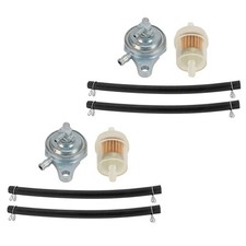 2 Fuel Tank Tap + Filter + Hose For GY6 125cc 150cc PIT Quad Dirt Bike ATV Buggy