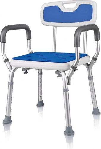 Shower chair with arms for - chair,