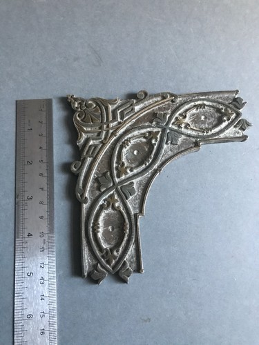 Ornamental brass corner - brass,