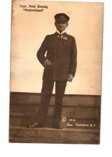 1916 RPPC Capt. Paul Koenig