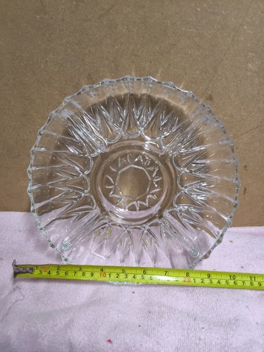 Large glass party platter - large,