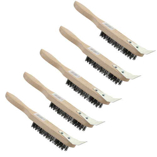 Wooden handle bbq wire - handle,
