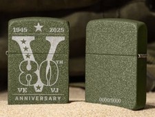 ZIPPO LIGHTER VE/VJ 80th Anniversary Collectible Ltd.Edition BNIB no.46949 BNIB