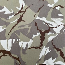 Camo Camouflage Design Thick 100% Cotton Drill Workwear Garment Fabric | 60" W